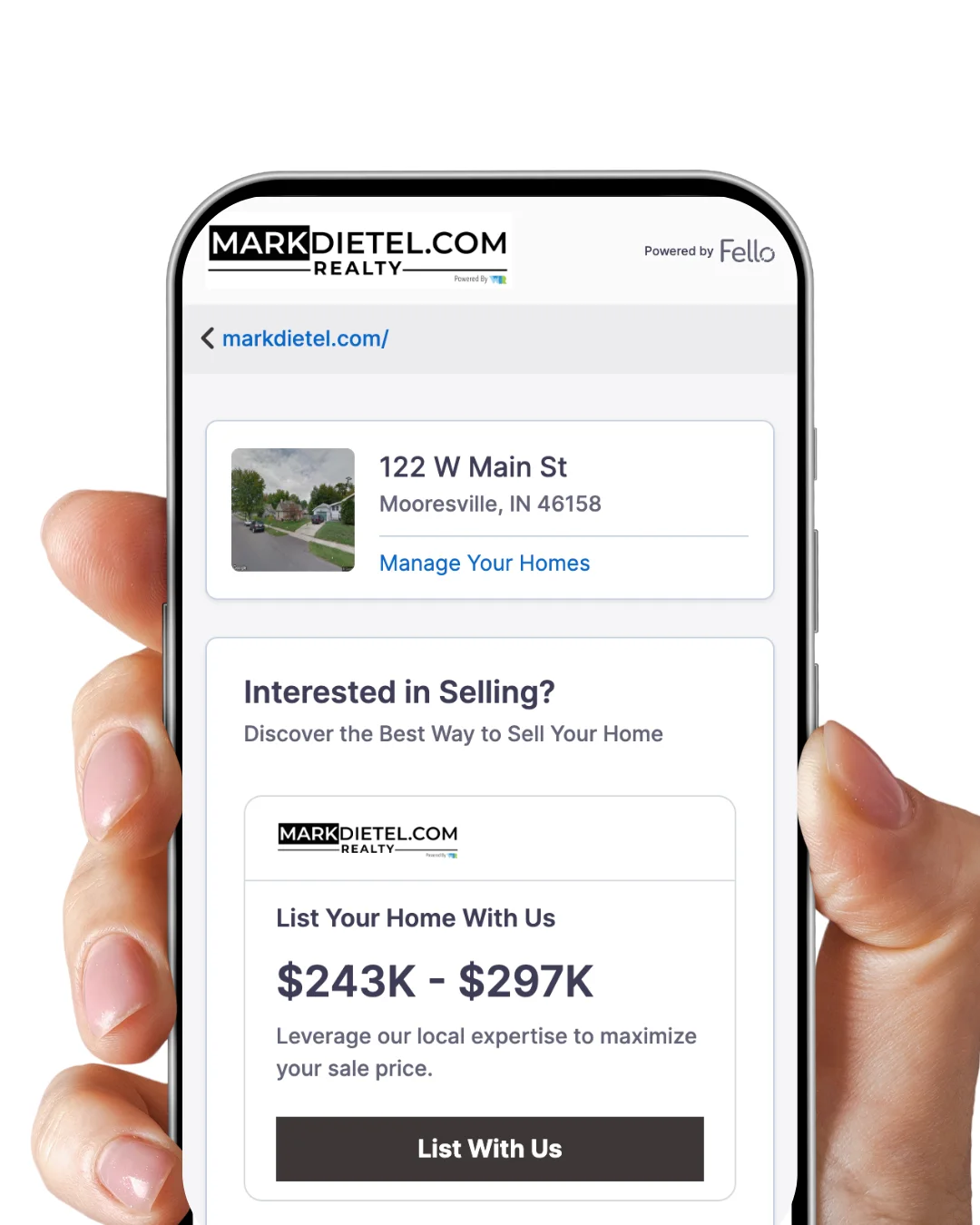 Mark Dietel Realty Mobile App